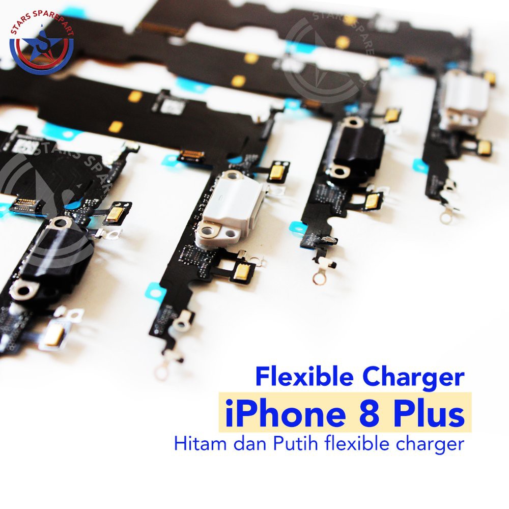 Jual iPhone 8 Plus Flexible Fleksibel Connector Konektor Charger Cas