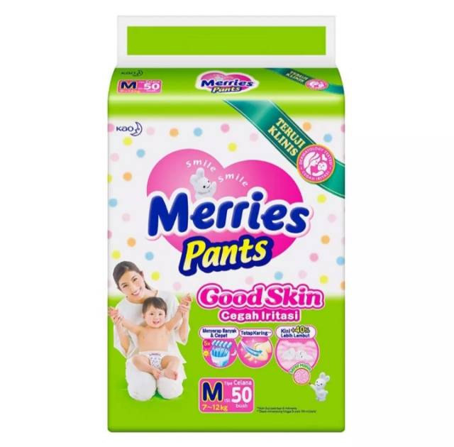 Merries Pants Good Skin M50/ L44 / XL38 Tipe Celana