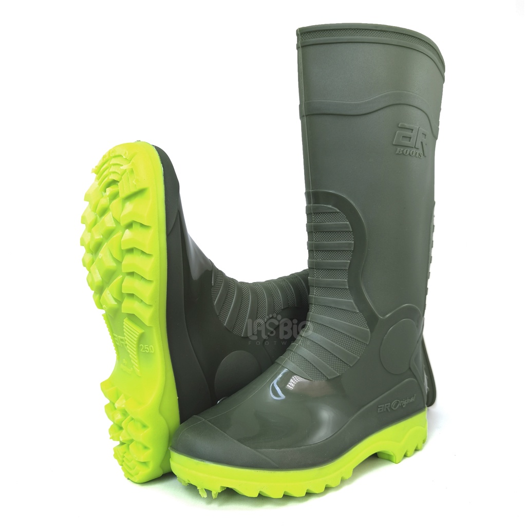 Boot Air/Hujan Anti Selip &amp; Licin dan Tahan Banting AR Boots - BackHoe