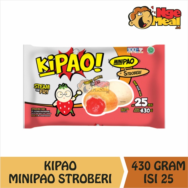 

KIPAO Minipao Strawbery Isi 25 Pcs