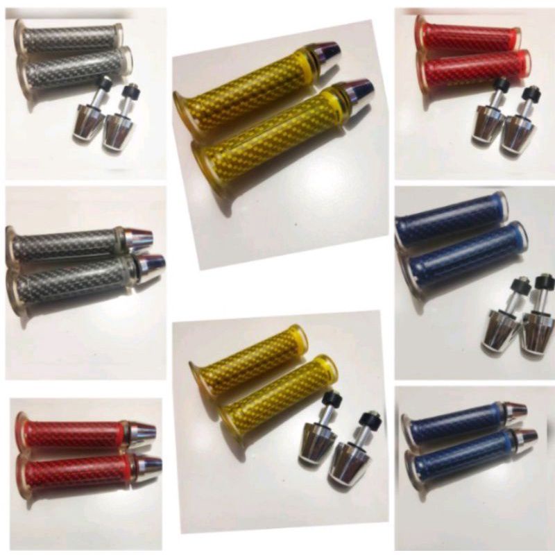 HANDGRIEP-HANFAS GRIP GAS-GRIP STANG KARBON+JALU MOTOR BEAT SCOPY VARIO MIO FINO