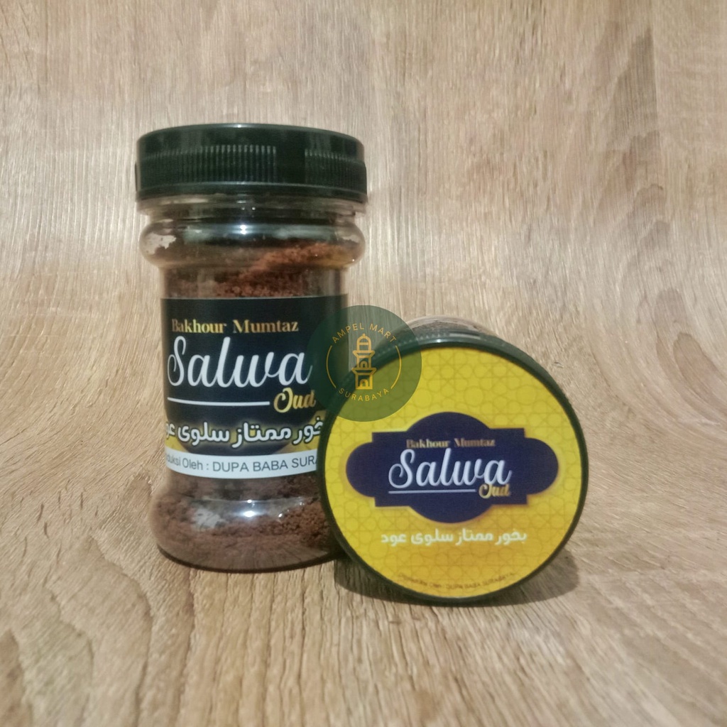 NEW! Dupa SALWA Oud Bakhour Salwa Oud Dupa Mumtaz Original 50 GRAM Bukhur Salwa Bakhoor Salwa