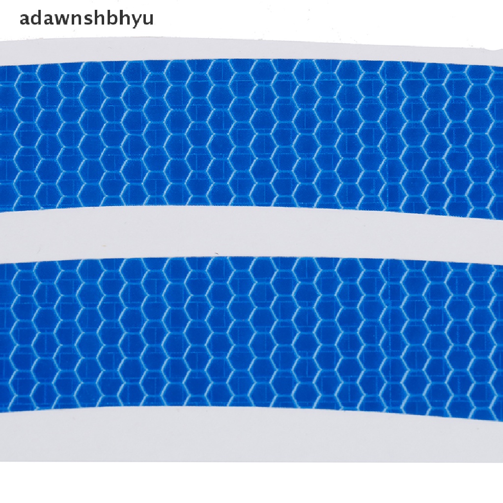 Adawnshbhyu 2Pcs Stiker Stiker strip Peringatan Reflektif bumper Mobil
