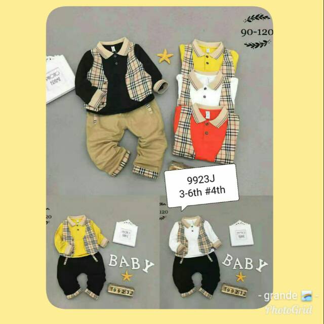 Setelan cowok Burberry
