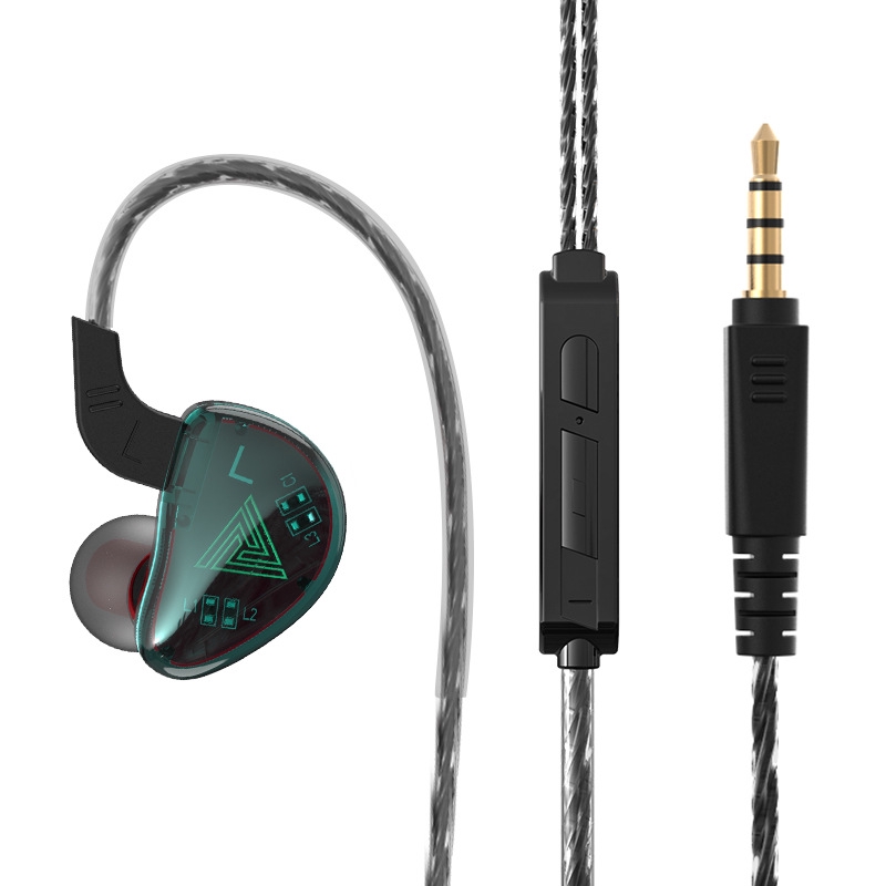 Qkz Ak9 Earphone Hybrid Hifi Bass Dengan Mic Untuk Olahraga Kz Zst