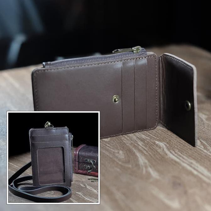 

Id Card Name Tag Dompet Kartu Card Holder Terbaru Kulit Asli