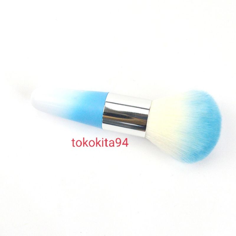 Kuas Blush On Besar Rainbow Satuan Warna 11 Cm- Brush Blush On Make Up 1 Pcs