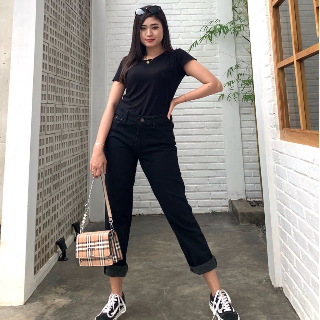 CELANA JEANS BOYFRIEND WANITA KEKINIAN //CELANA JEANS WANITA TERBARU