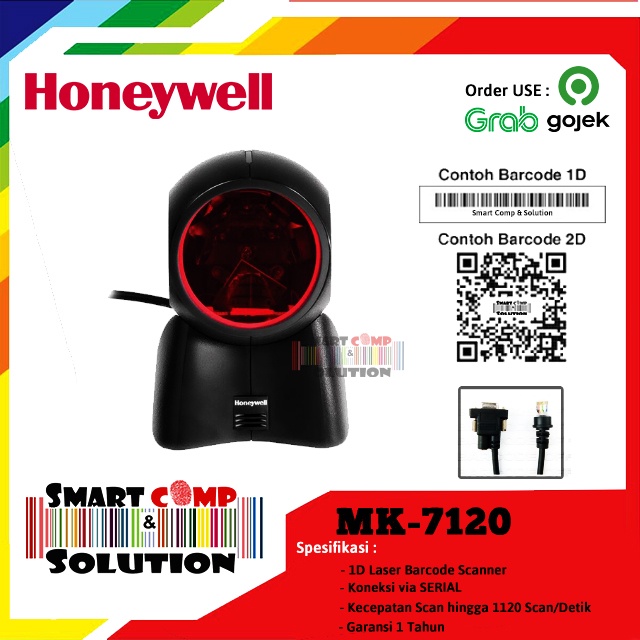 Omni Barcode Scanner Honeywell  MK7120 / MK-7120 / MK 7120