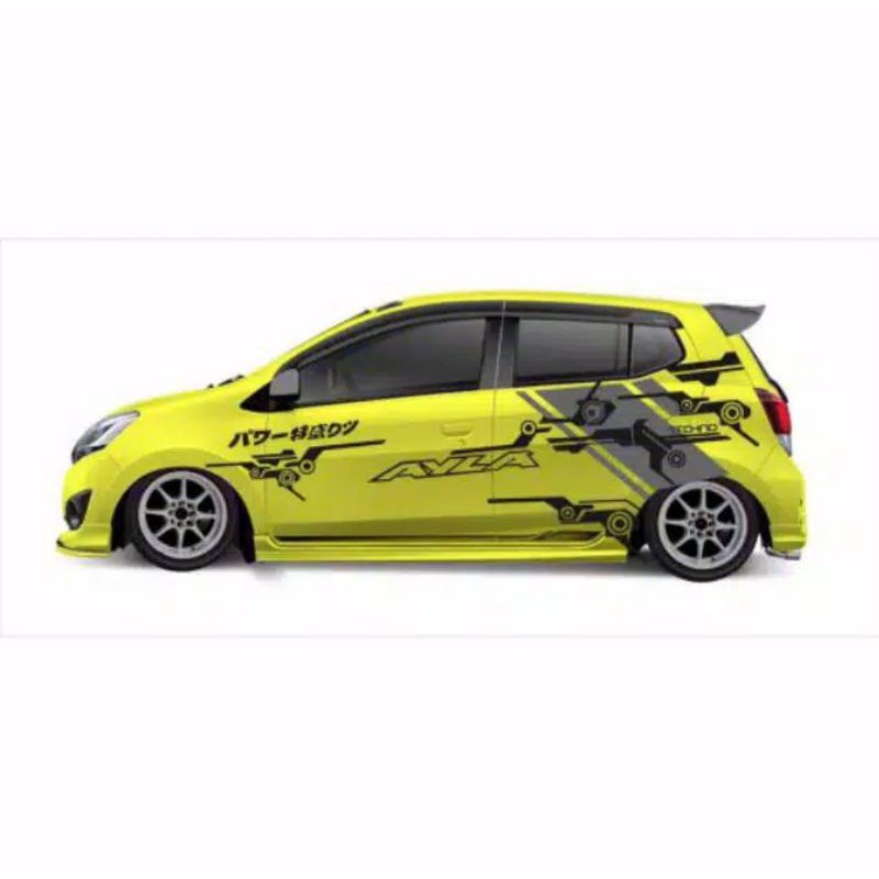 stiker mobil daihatsu ayla // stiker mobil ayla agya // stiker mobil racing