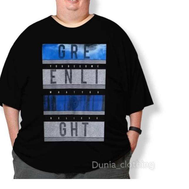 ✫ KAOS JUMBO PRIA - KAOS GREENLIGHT - KAOS GREENLIGHT JUMBO XXL - XXXL - KAOS PREMIUM - KAOS PRIA ☪