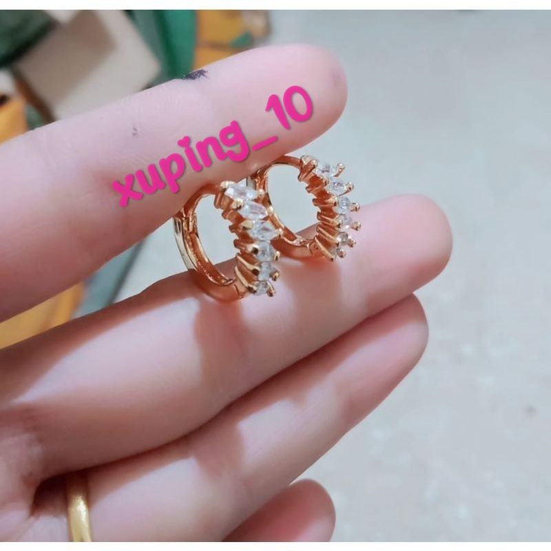 Anting wanita dewasa aksesoris fashion perhiasan xuping