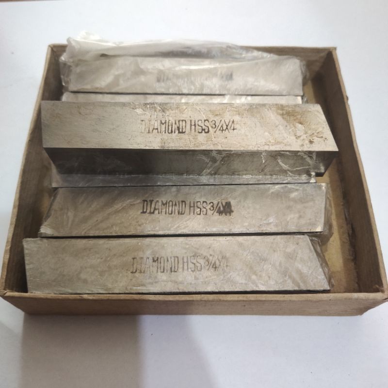 HSS square tool mata pisau bubut / pahat bubut hss diamond 3/4" x 4"