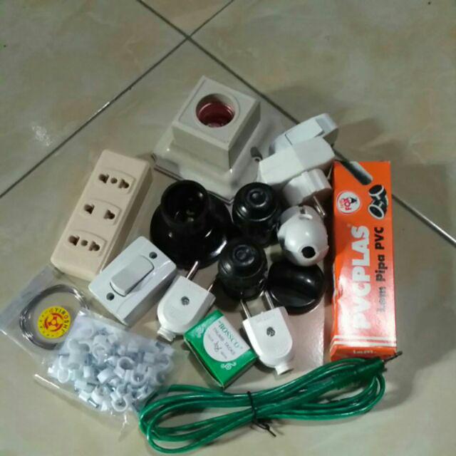 Fiting Plafon E27 Broco Hitam