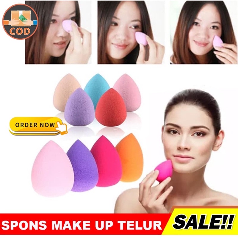 Beauty Blend Blender Sponge Spon Spons Make Up Tear Drop Model Egg Telur Telor / Sponge Egg Blending