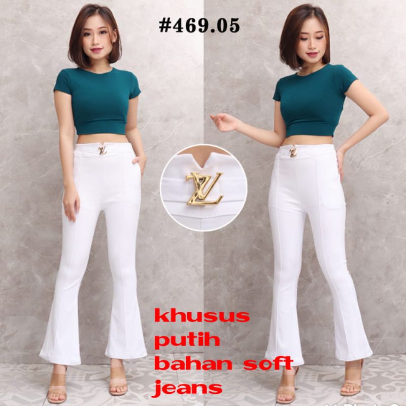 Celana Cutbray Wanita SoftJeans Stretch 9195