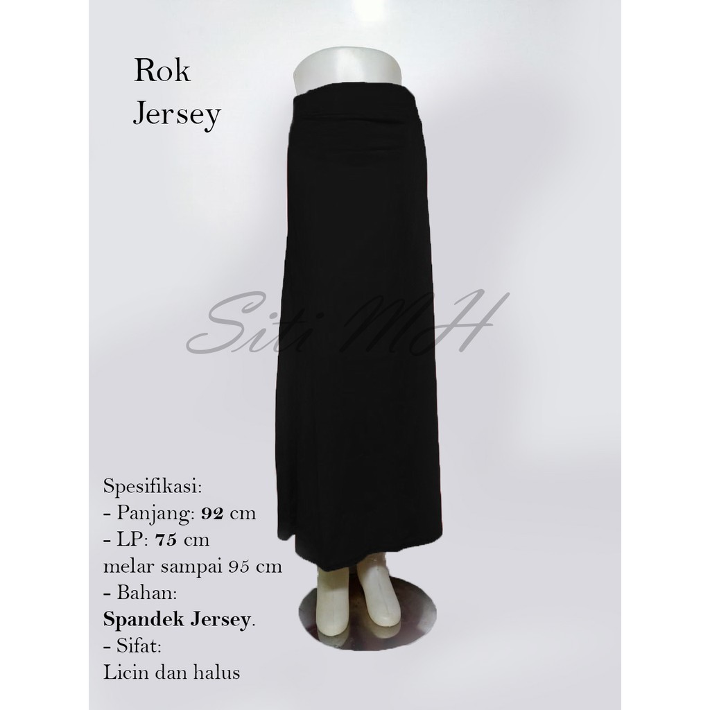 Rok Wanita Panjang Bahan Jersey/ maxi skirt/rok kerja