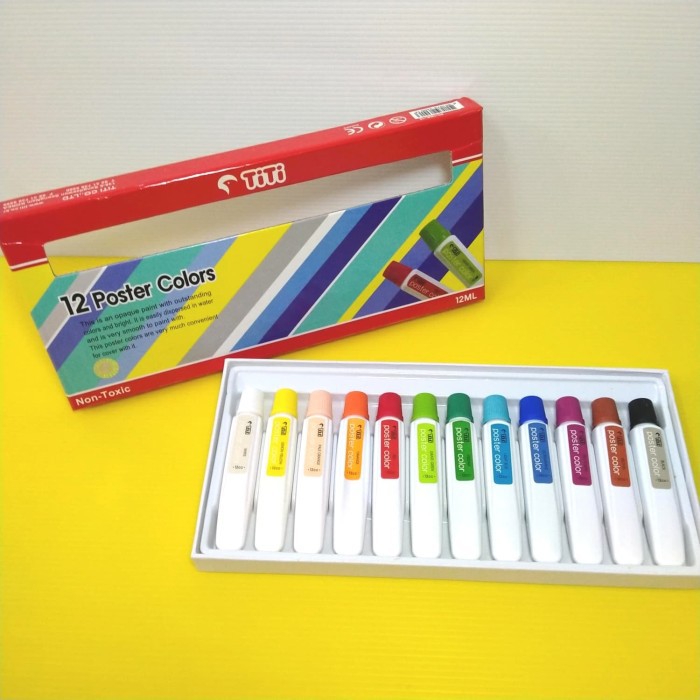 

Cat Poster Titi 12 Warna 12ml TUBE