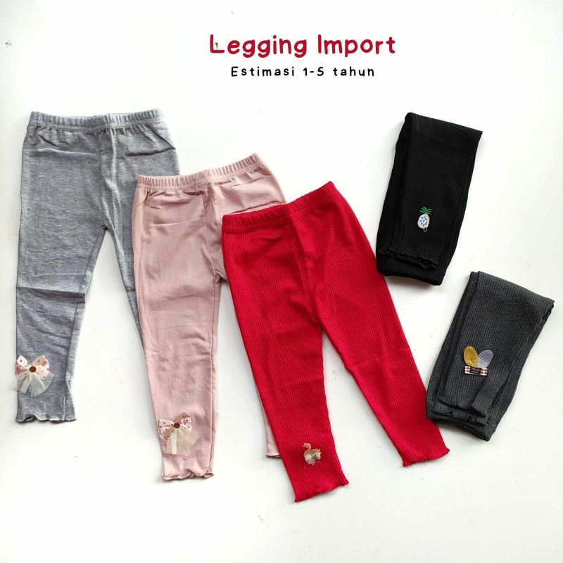 Legging Import/Legging anak perempuan/legging anak murah