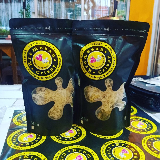 Standing Pouch Transmetz Window Kombinasi 13x20.5 Black Hitam White Putih 250z