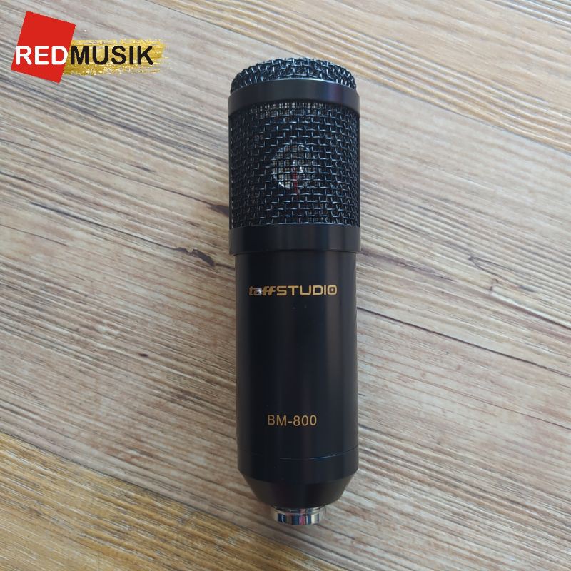 Mic Taffware BM-800 BM800 BM 800 Condensor Kondensor Microphone Hitam