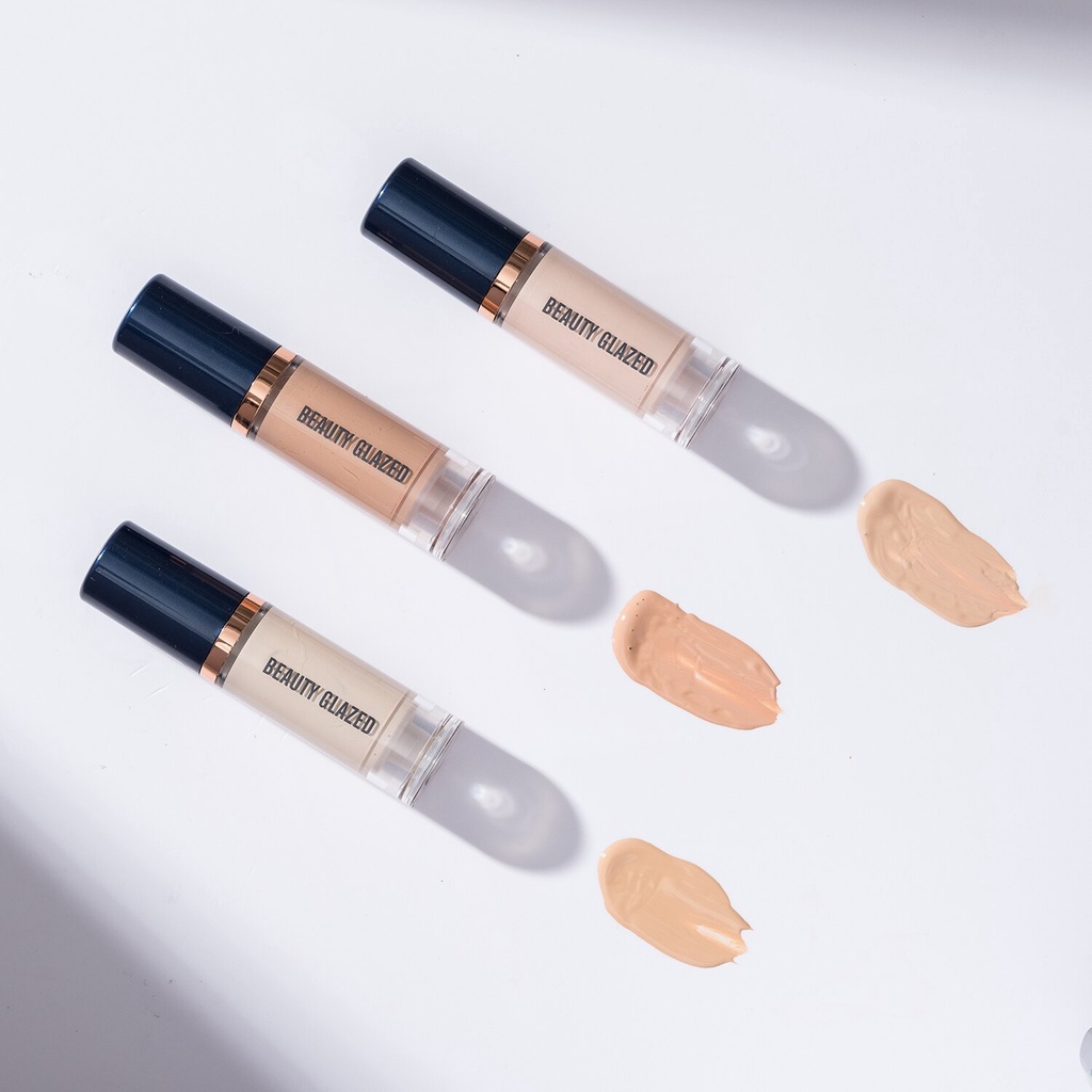 Beauty Glazed Liquid Foundation Full Coverage Foundation Beauty Glazed Base Makeup Alas Bedak Cair Beauty Glazed Foundation Cair