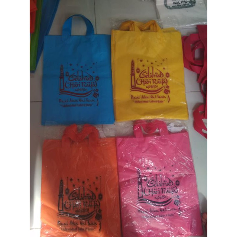 Kresek idul fitri/ plastik lebaran/tas idul Fitri versi kresek