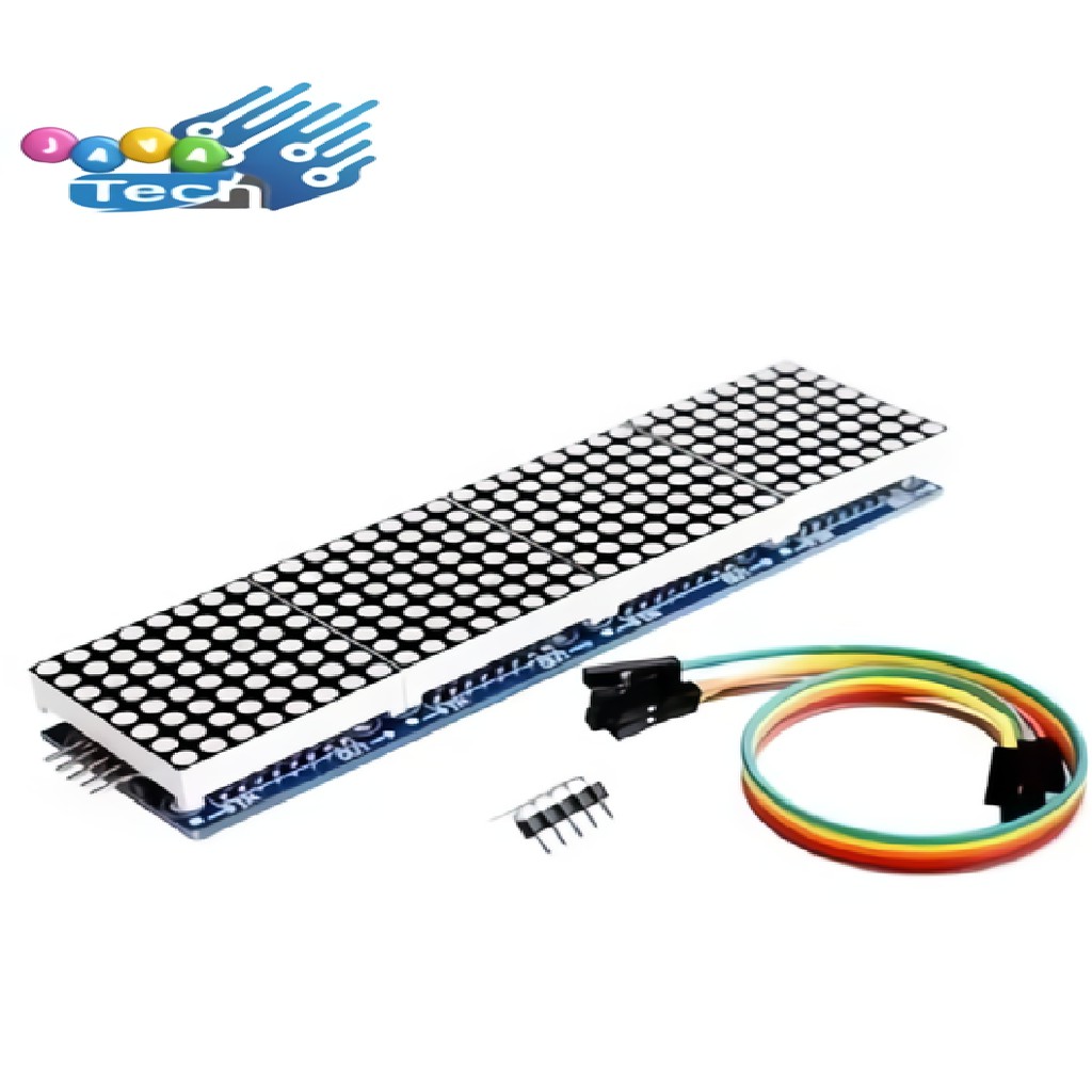 Modul Panel Dot Matrix 38x8 MAX7219 4 in 1 LED Display