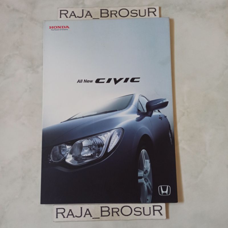 Poster brosur katalog leaflet Honda Civic FD 2006