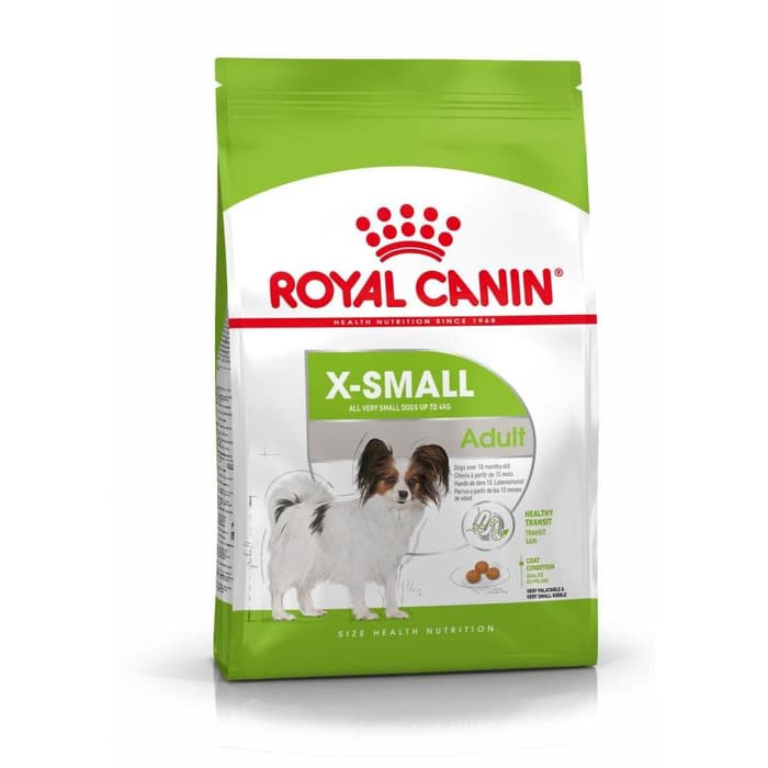 ROYAL CANIN XSMALL ADULT 1.5KG/ROYAL CANIN X-SMALL ADULT 1.5KG-XS ADULT 1,5KG/MAKANAN ANJING/DOGFOOD