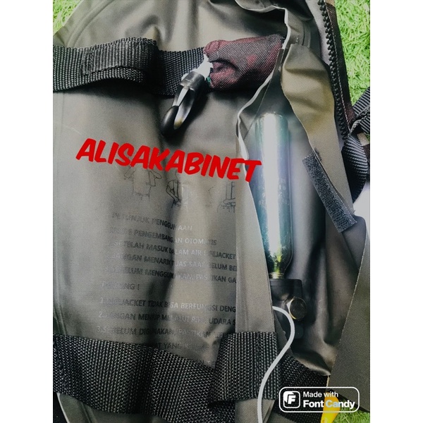 Pelampung Gas / Inflatable Lifejacket Jatah TNI 150N Automatic