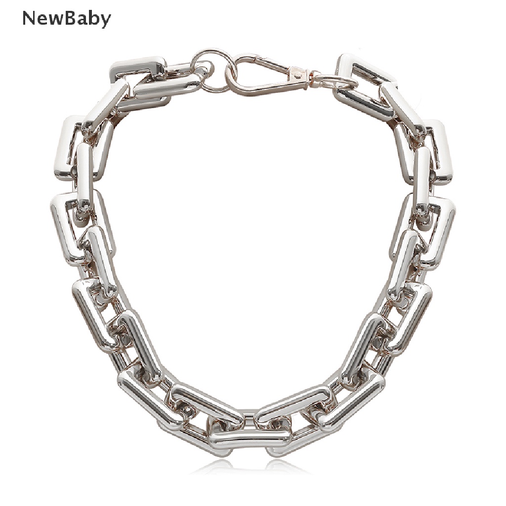 Kalung Choker Rantai Tebal Gaya Punk Hip Hop Untuk Wanita