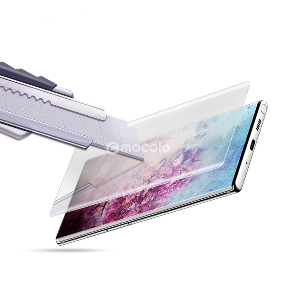 Tempered Glass Samsung Galaxy Note 10 Plus 5G / Note 10 Full Cover 3D UV Glue Original Mocolo