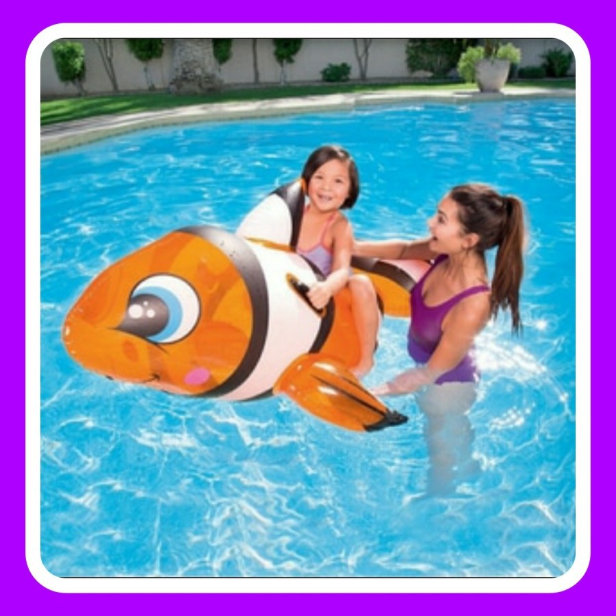Mainan Anak Bestway 41088 Pelampung Renang Ikan Nemo Fish Ride On