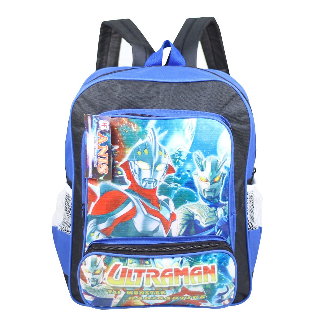 Tas Kids Ransel Murah Tas Cowo Karakter Ultraman Tas Biru Keren Tk Sd Tas Sekolah Bagus Anak Laki