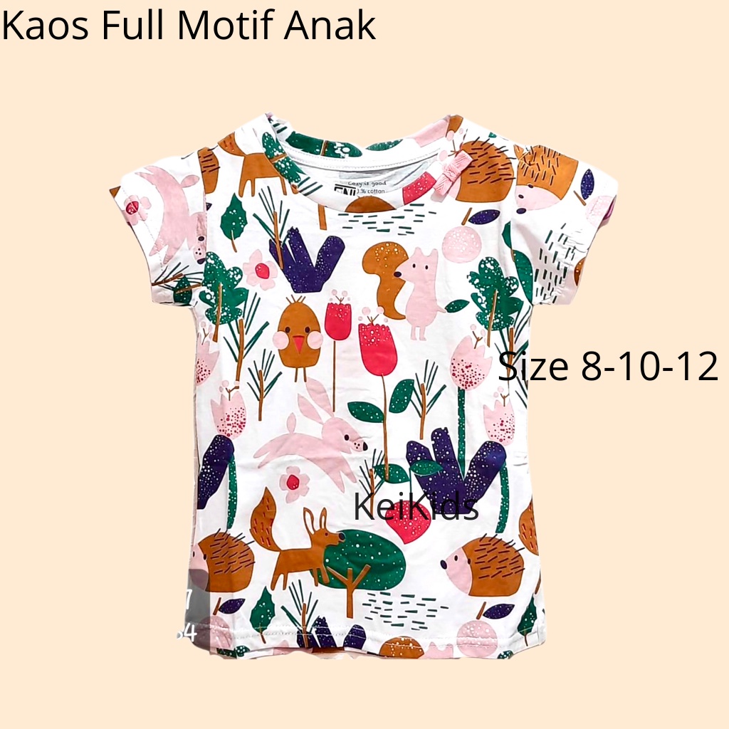 Atasan Anak Perempuan Kaos Loopie Kids