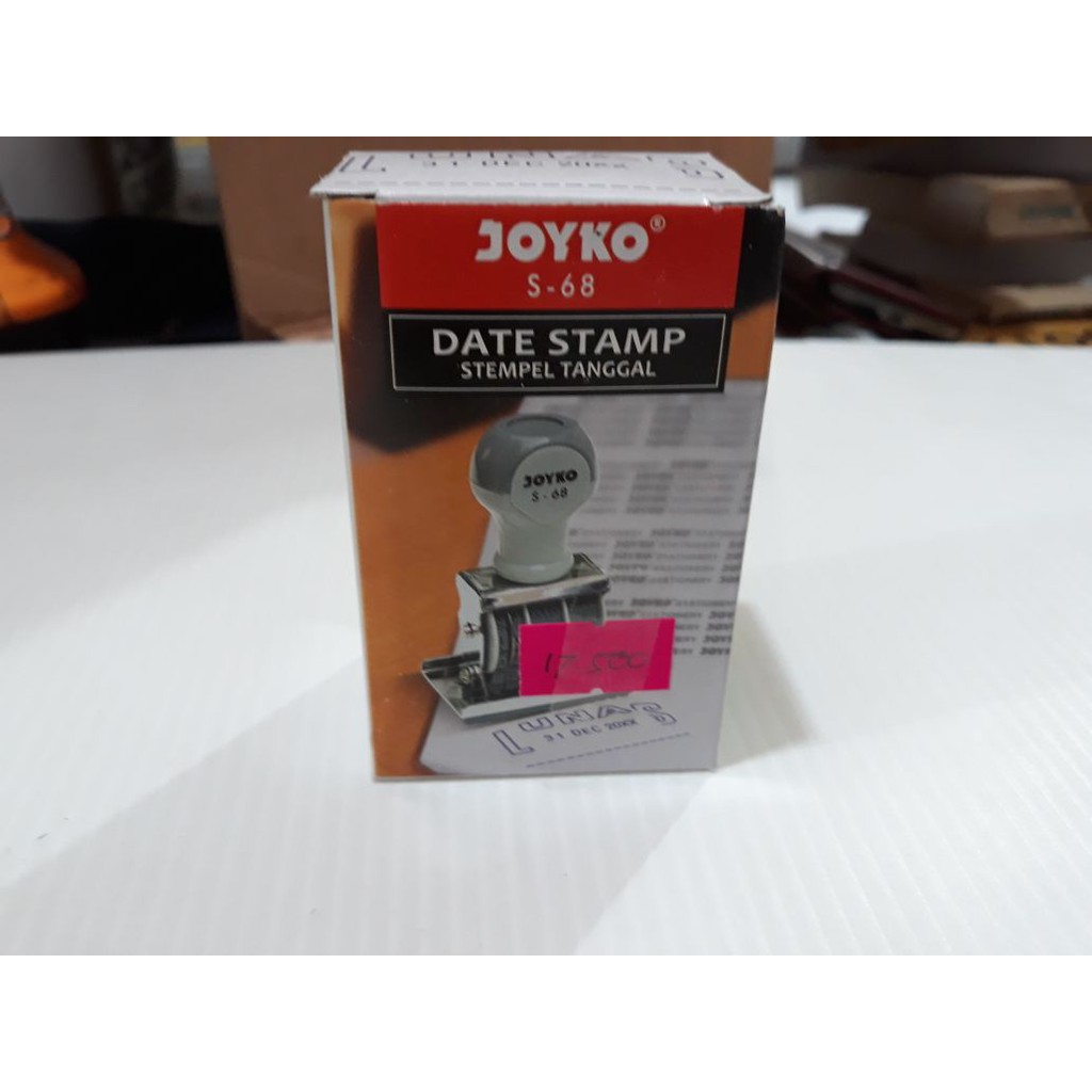 

Date Stamp Joyko Stempel Tanggal S-68 Murah, Bagus.