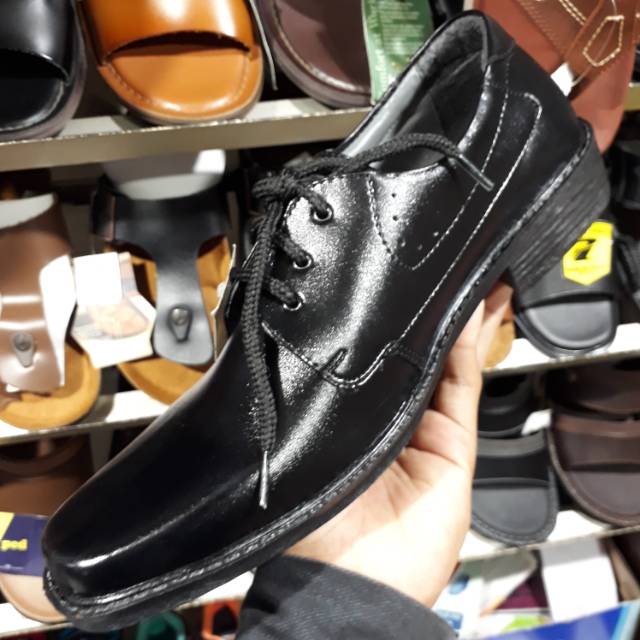 Sepatu pantofel tali MASTERPOLO lancip pantofel pria