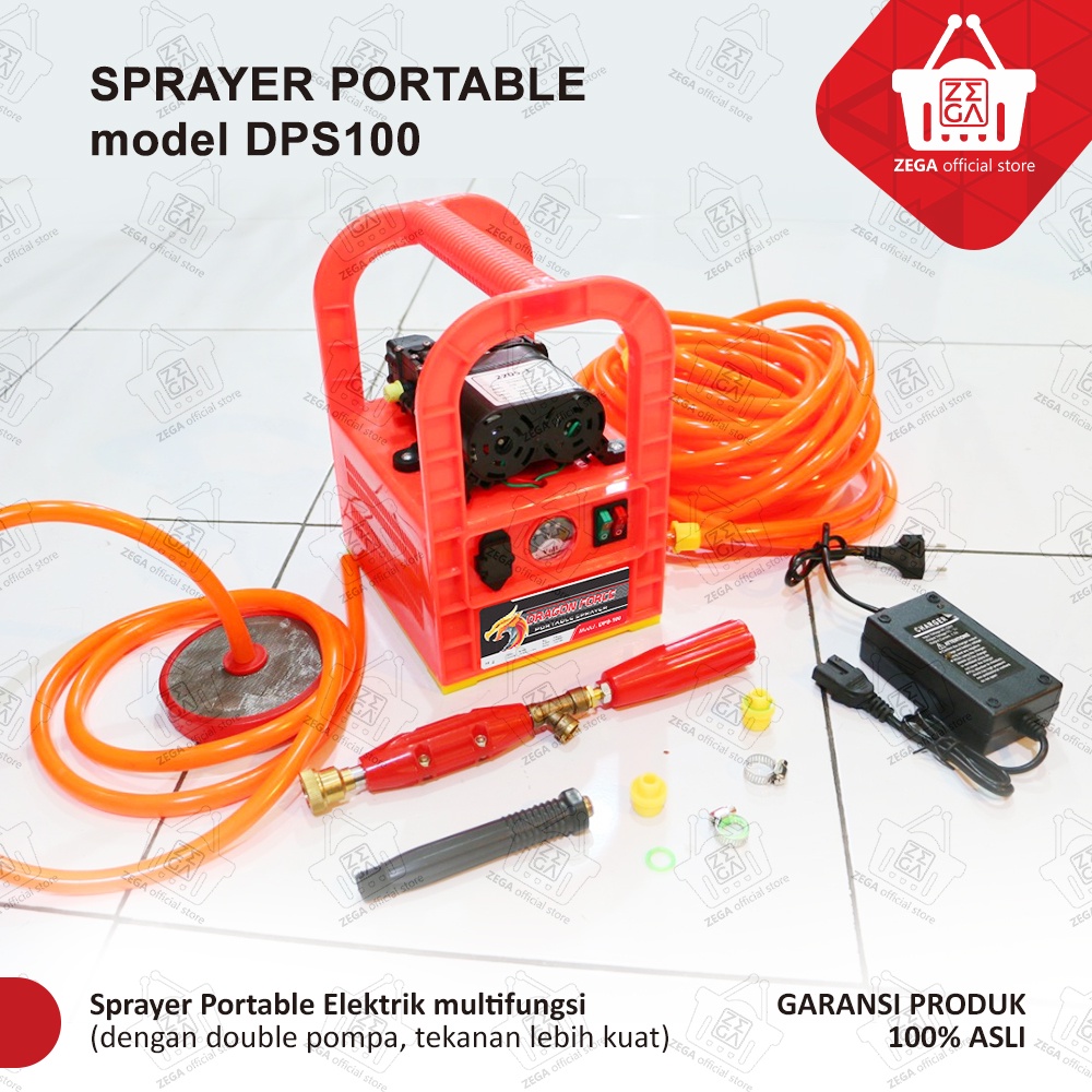 Portable Sprayer Elektrik / Pompa Portable DRAGON FORCE DPS-100