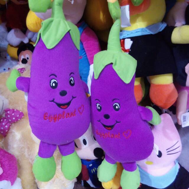 BONEKA BUAH TERONG EGGPLANT