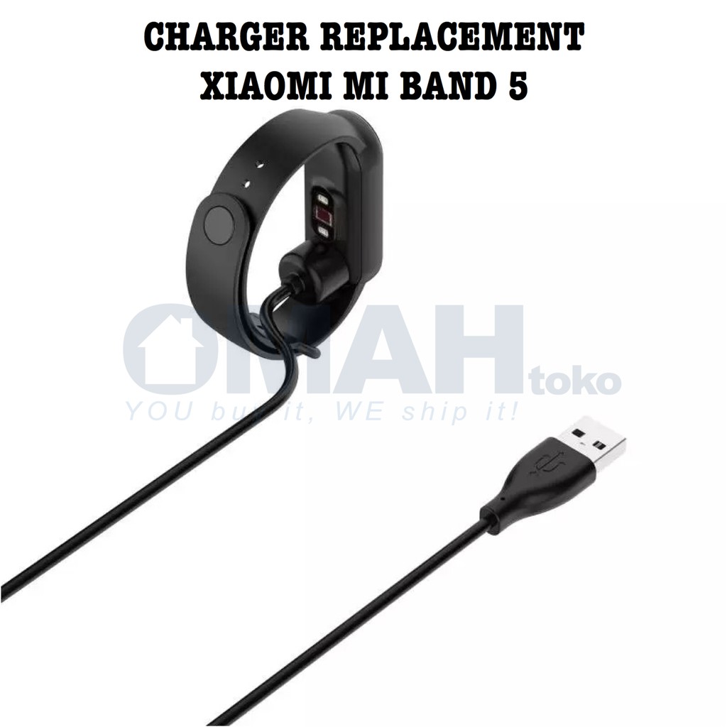 Charger Xiaomi Mi Band 5 Mi Band 6 Magnetic Cable Replacement Kabel Charger Pengganti