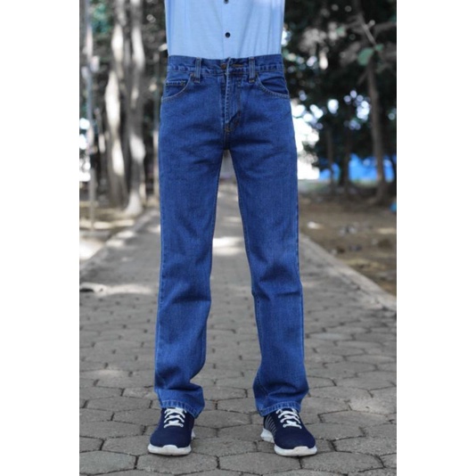 Celana Jeans Lea Standar Reguler Celana Panjang Jeans standar 28 Sampai 38