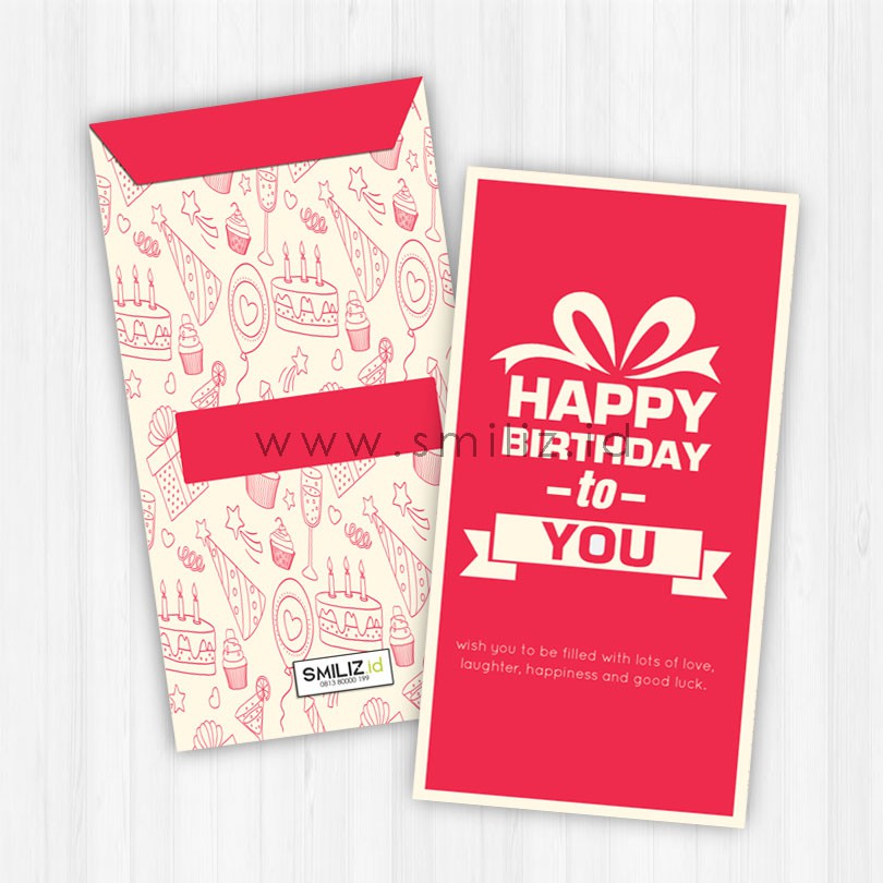 Custom Amplop Angpao Ulang Tahun | Birthday Lucu dan Unik