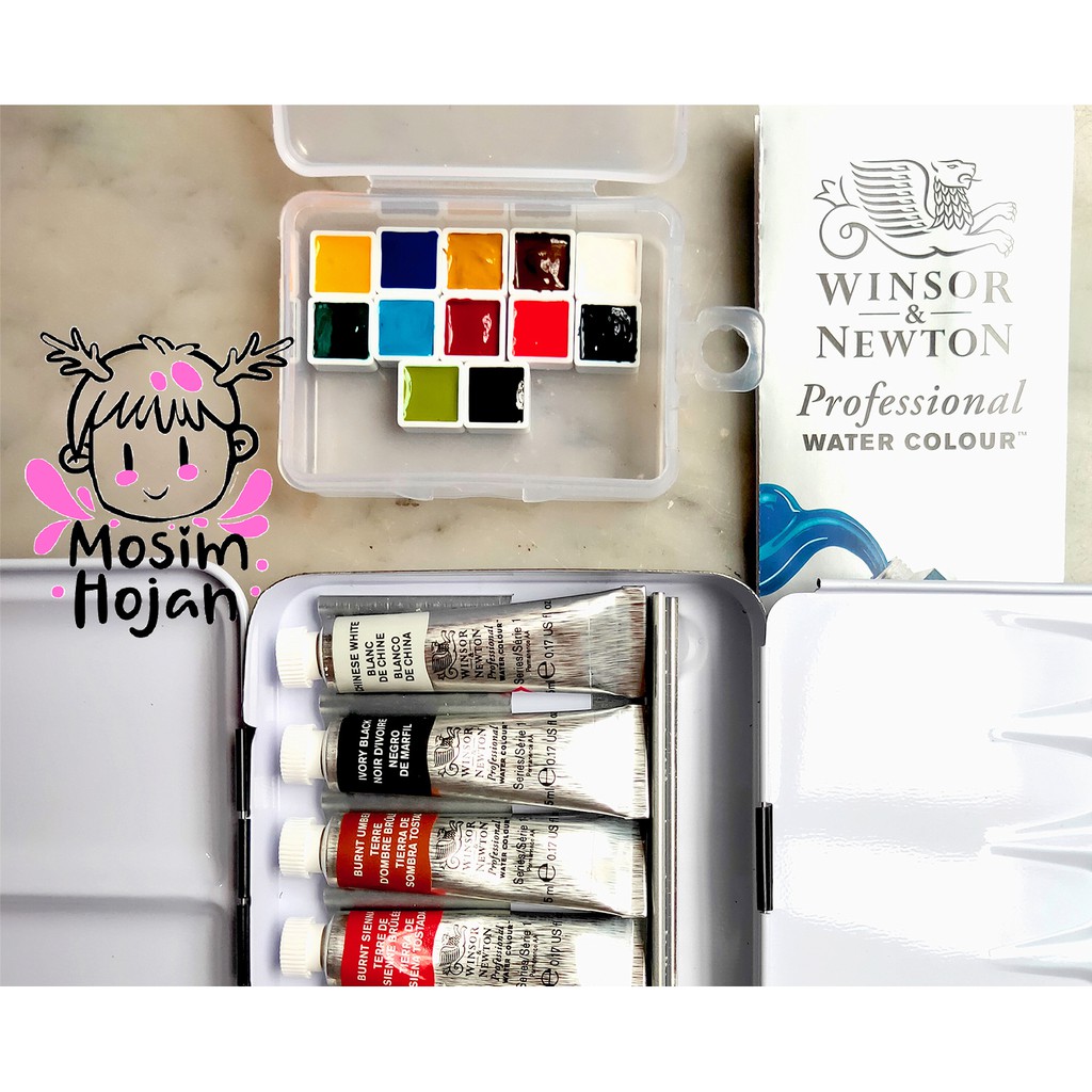 

Winsor newton professional tube cat air share mini pan 12 warna