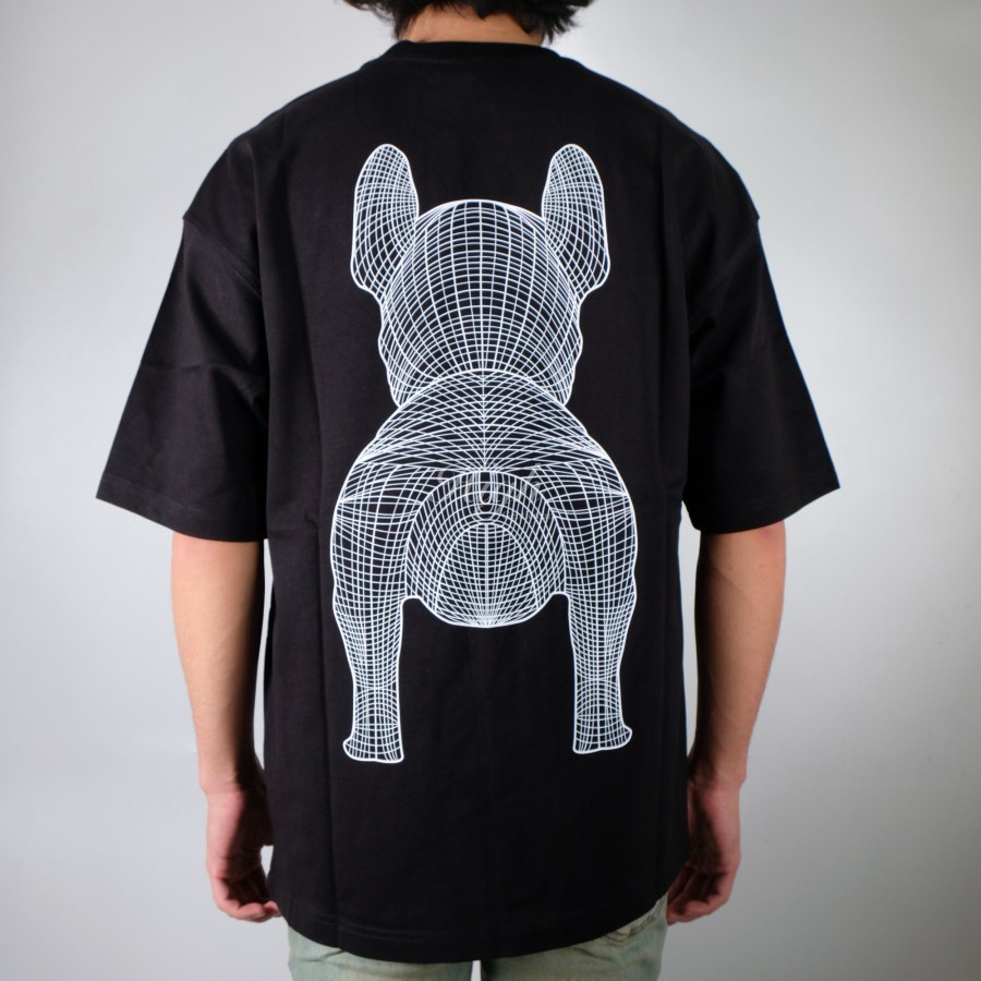 Lifework LA Dog Big Logo Oversize Tee Black/White 100% Original