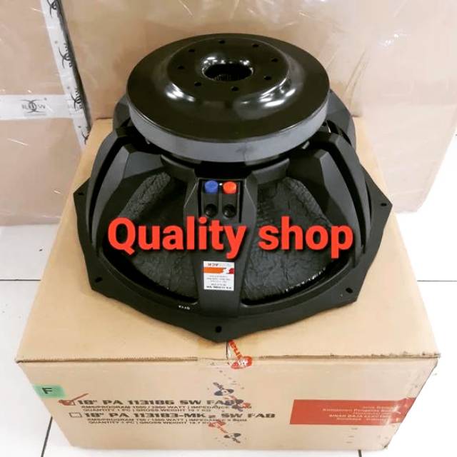 Speaker ACR Fabulous 18 Inch PA-113186 SW 2000 watt Karakter Subwoofer