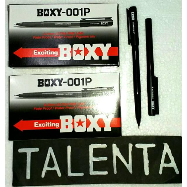  Pulpen Pen Boxy 001P Mitshubisi Shopee Indonesia