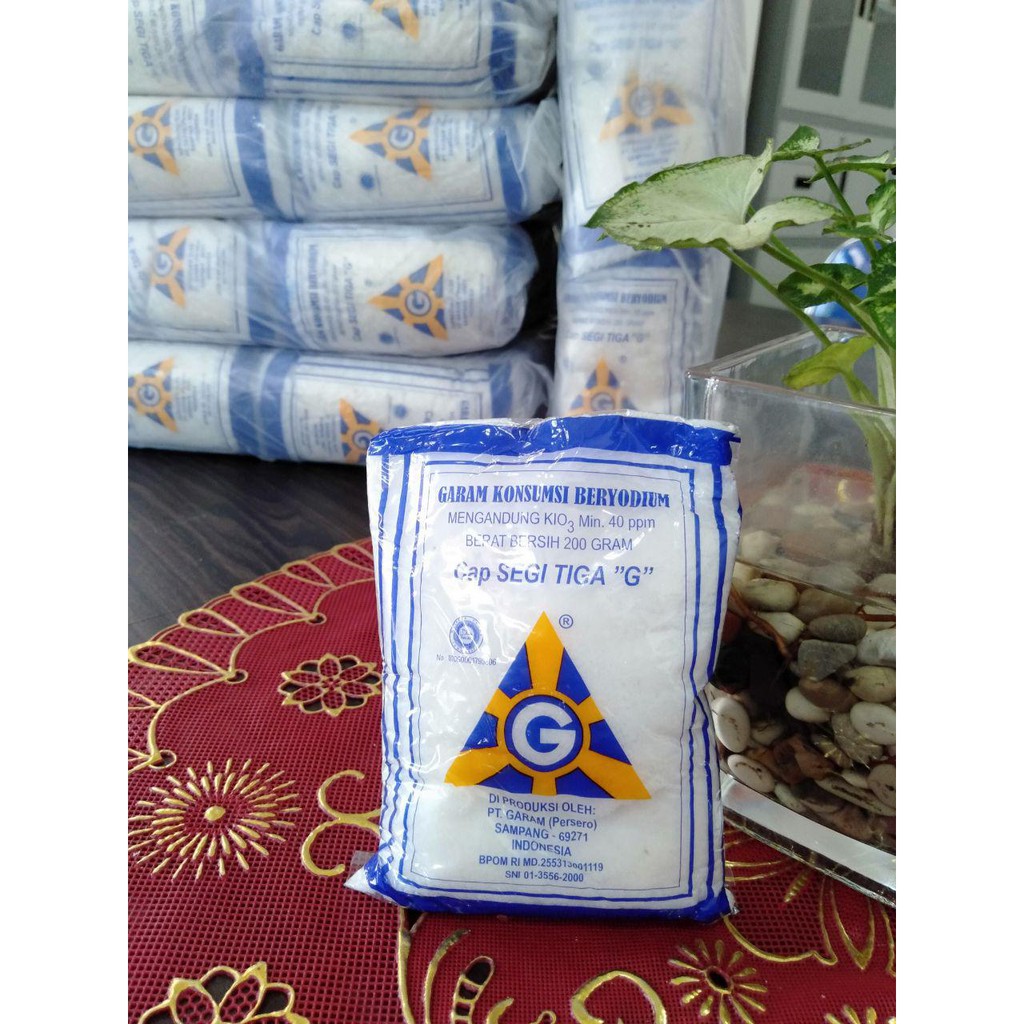 

GARAM SEGITIGA G 200 Gr PALEMBANG