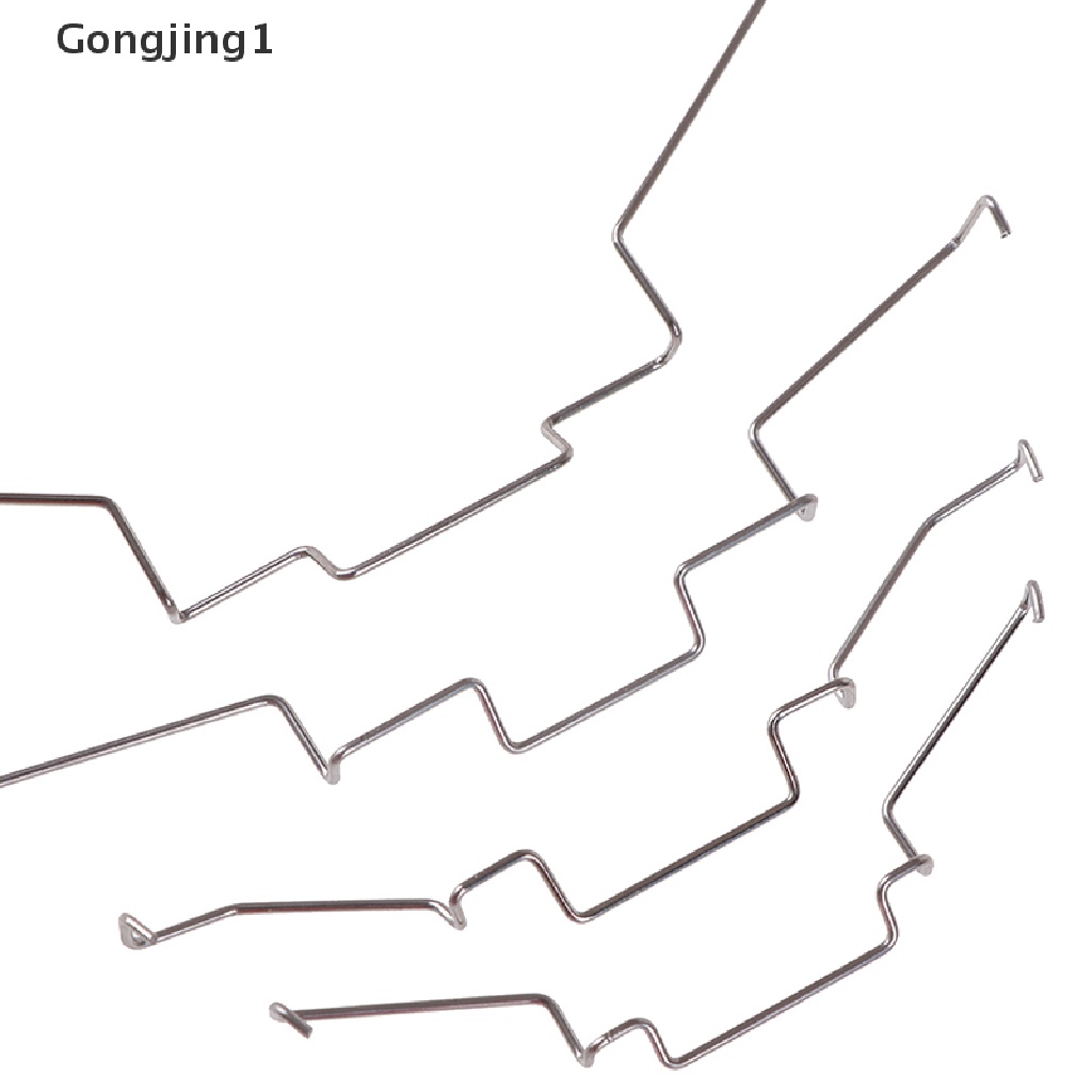 Gongjing1 1 Pasang Bracket Buckle Elastis Bahan Baja Untuk Kipas Pendingin CPU