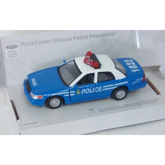 Diecast Mobil Kinsmart 1/36 Ford Crown Victoria Police Interceptor